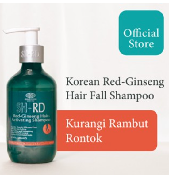 SHRD | Red Ginseng | Hair Fall Shampoo | Shampo Rambut Rontok | Tipis | Bantu Kuatkan Akar Rambut | Hair Loss | Sensitive Scalp | Haircare